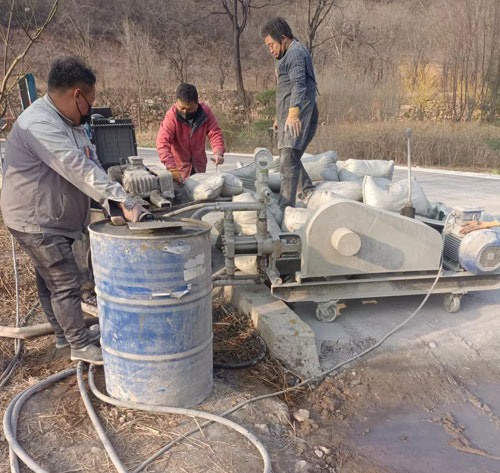 连城路面下沉注浆